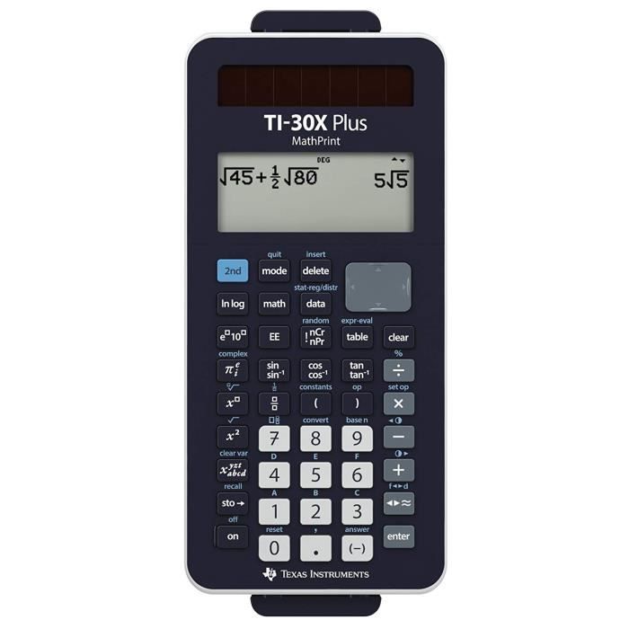 CALCULATRICE TEXAS SCIENTIFIQUE  TI-30X PLUS