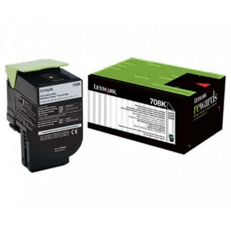Toner Lexmark 708k Noir Cs310/Cs410/Cs510