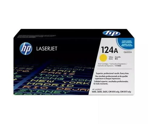 Toner HP 6002a Yellow Laserjet 2600/2605/1600 Origine