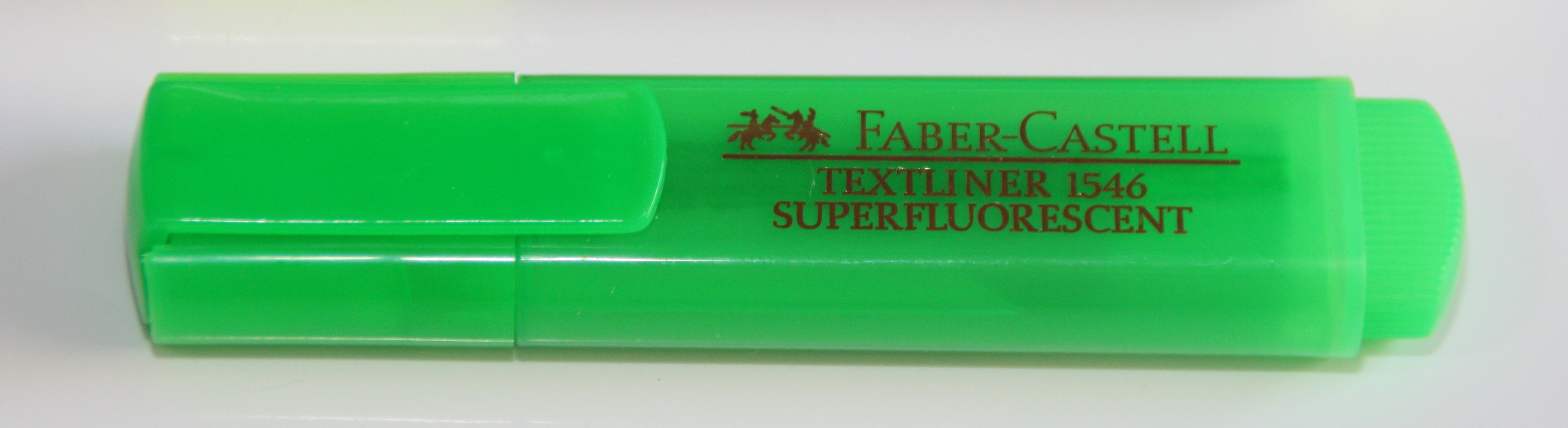 FLUORESCENT FABER CASTELL VERT