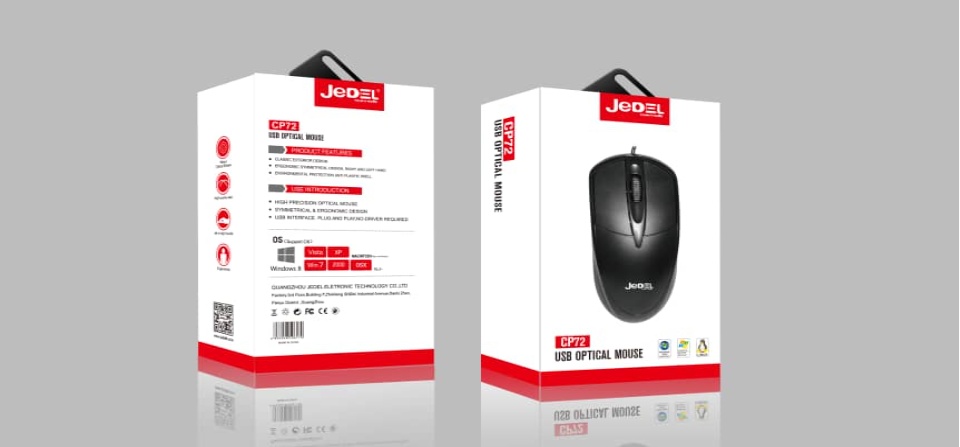 SOURIS OPTIQUE USB JEDEL CP72