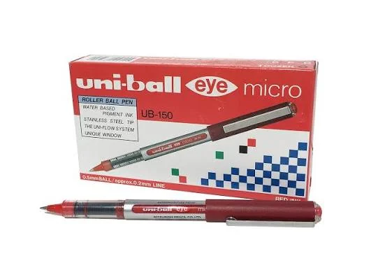 Stylo Uni-Ball Eye Ub-155 Rouge
