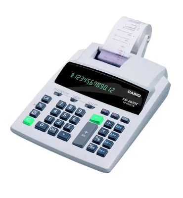 Calculatrice Casio A/R Fr2650t-We