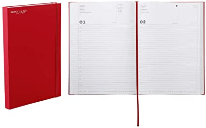 AGENDA JOURNALIER PAPIER BLANC 15.21 REF 5500455