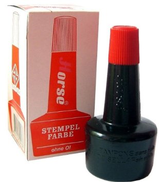 ENCRE A TAMPON ROUGE