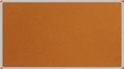TABLEAU D'AFFICHAGE EN LIÈGE DE CADRE EN ALUMINIUM 60X90 CM PANDA 145