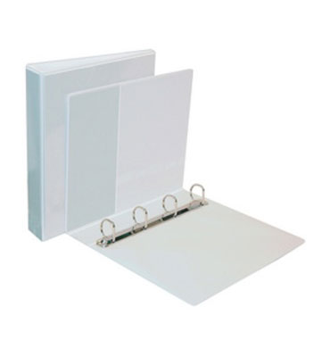 RELIURE PLASTIQUE 2AX DOS 4CM 33X26 BLANC SICLA