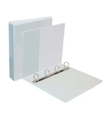 Reliure Plastique 2ax Dos 4cm 33x26 Blanc Sicla