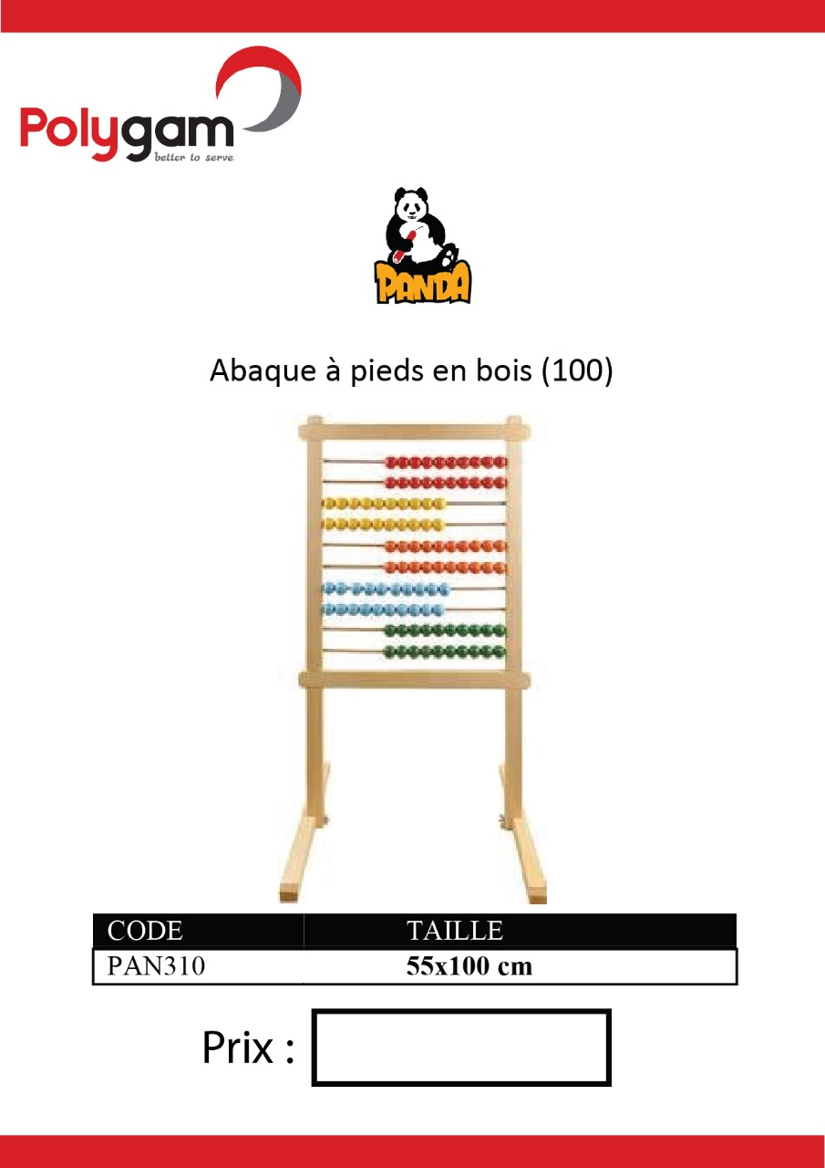 ABAQUE 55X100 PANDA 310