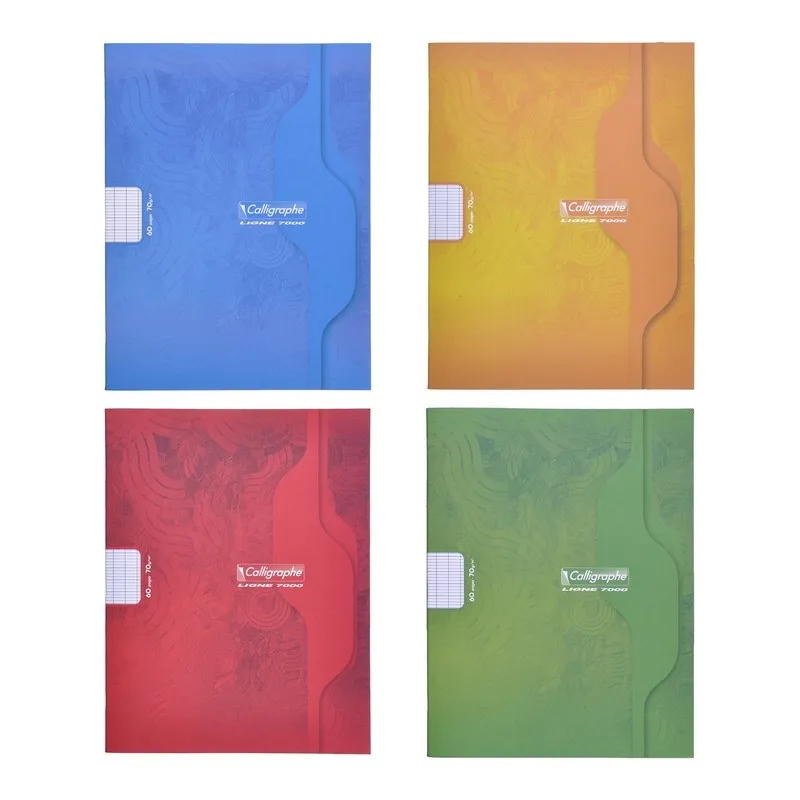 CAHIER 48P 17X22 PIQUE SEYES MUSIQUE CALLIGRAPHE