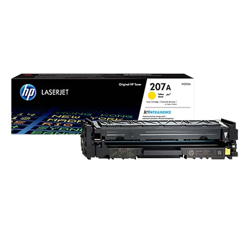 Toner HP 207a Laser Jet Pro M255/282/283 Yellow W2212a Original