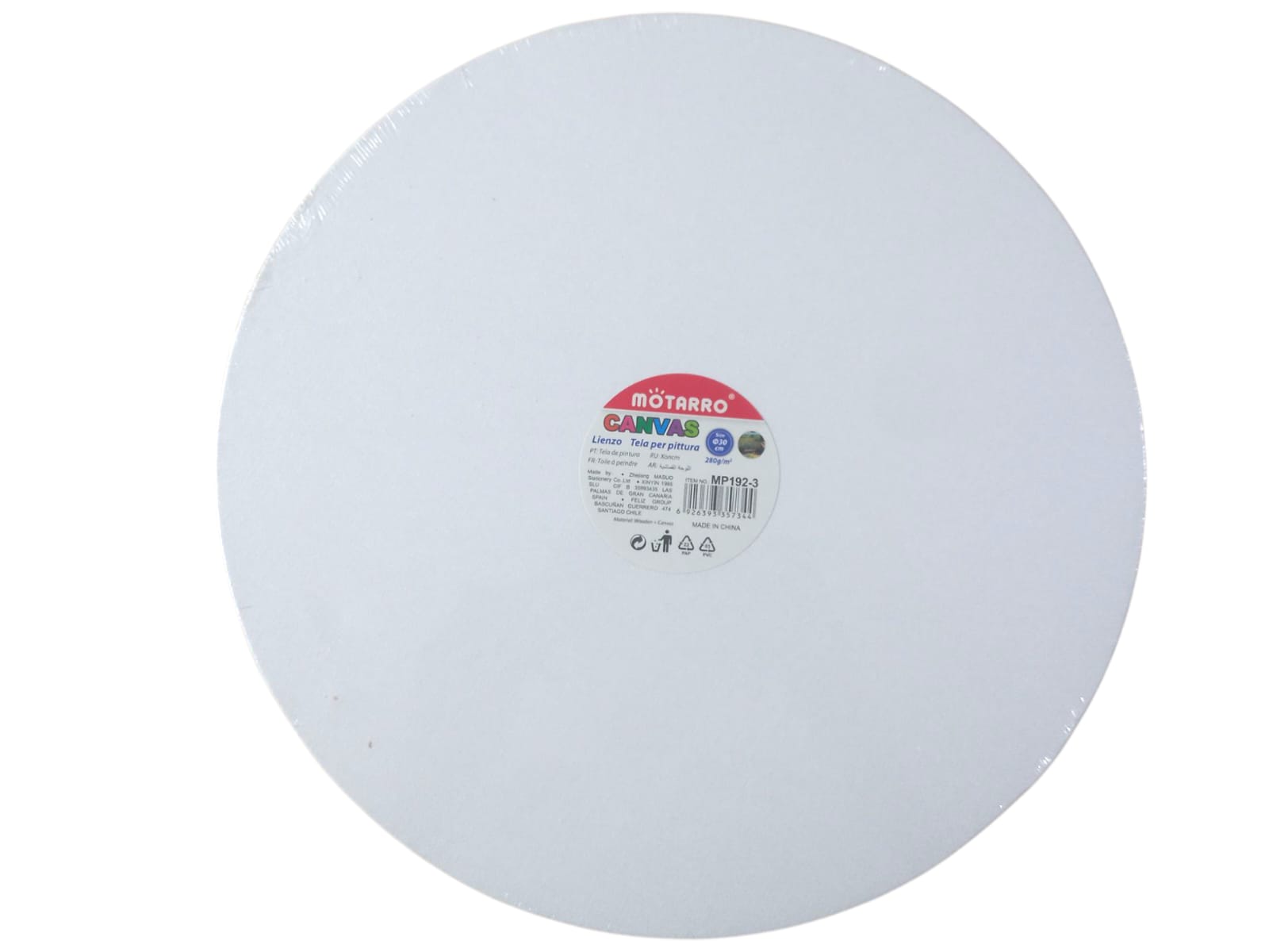 CHASSIS TOILE ROND DE DIAMETRE 30CM K.SMILING