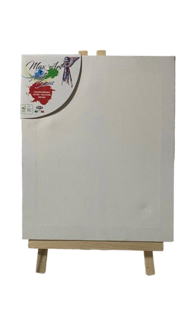 MINI CHEVALET AVEC CHASSIS TOILE 25X30