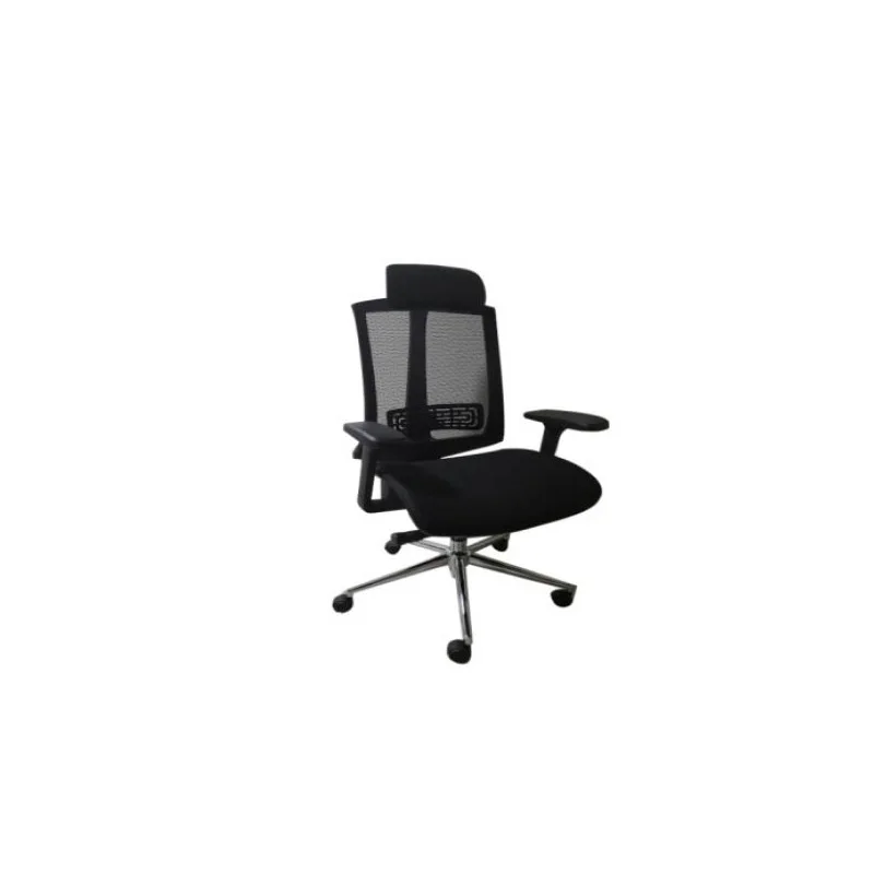 Fauteuil President En Meche Assise En Pu Teitiere Amovible