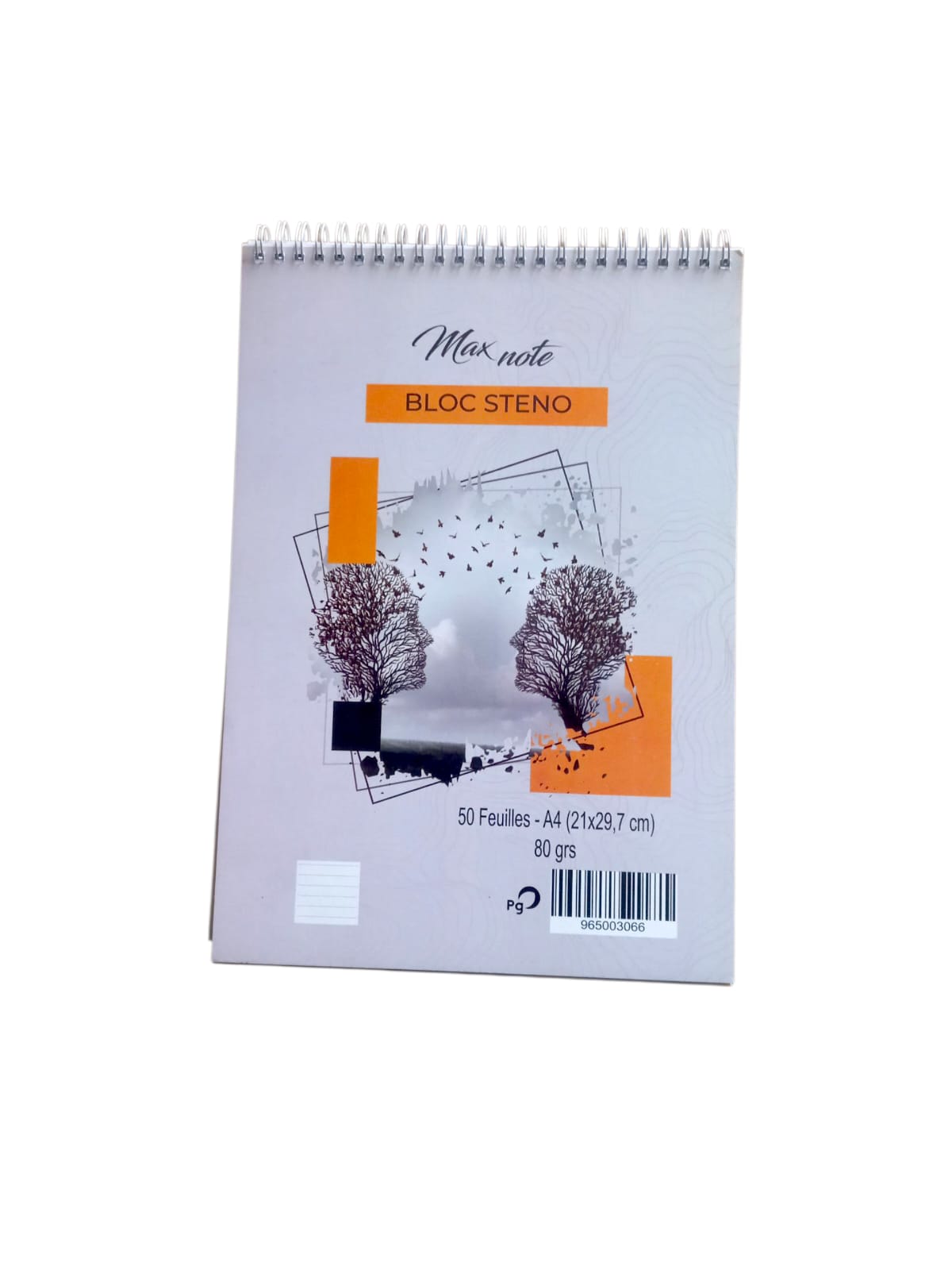 BLOC STENO A4 RAYE MAX NOTE 80G (50F)