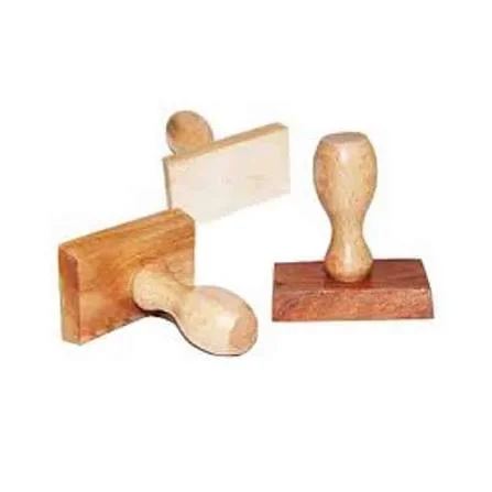 Cachet En Bois Avec Contenu