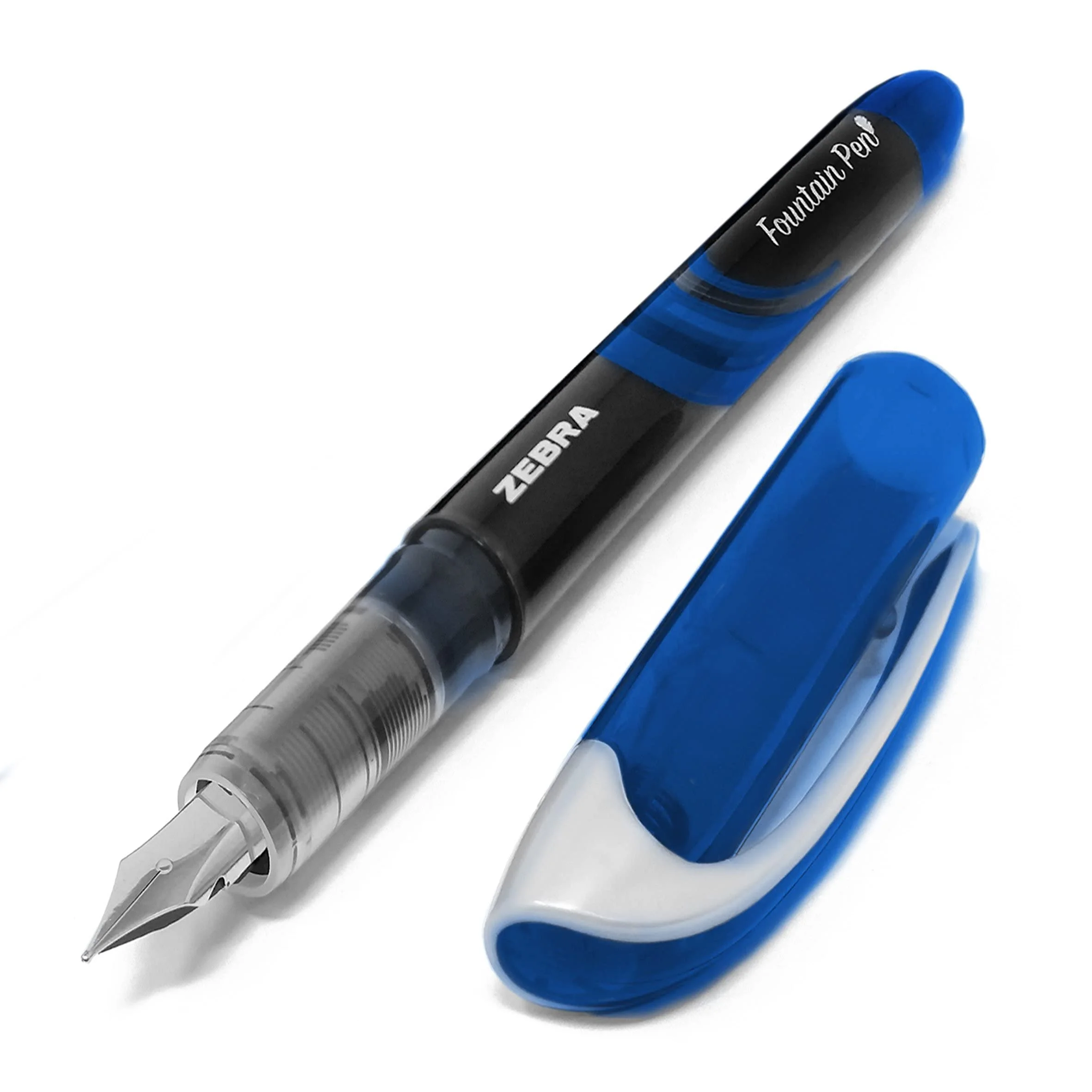 Stylo A Plume Zebra Fuenta Bleu