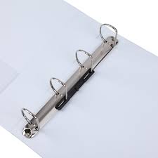 Reliure Plastique 4ax Dos 6cm A4 Blanc Comix A230