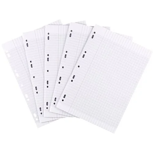 Feuille Double 17x22 Blanc/Pochette