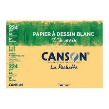Papier Canson Gaufre A4 5f Sicopa