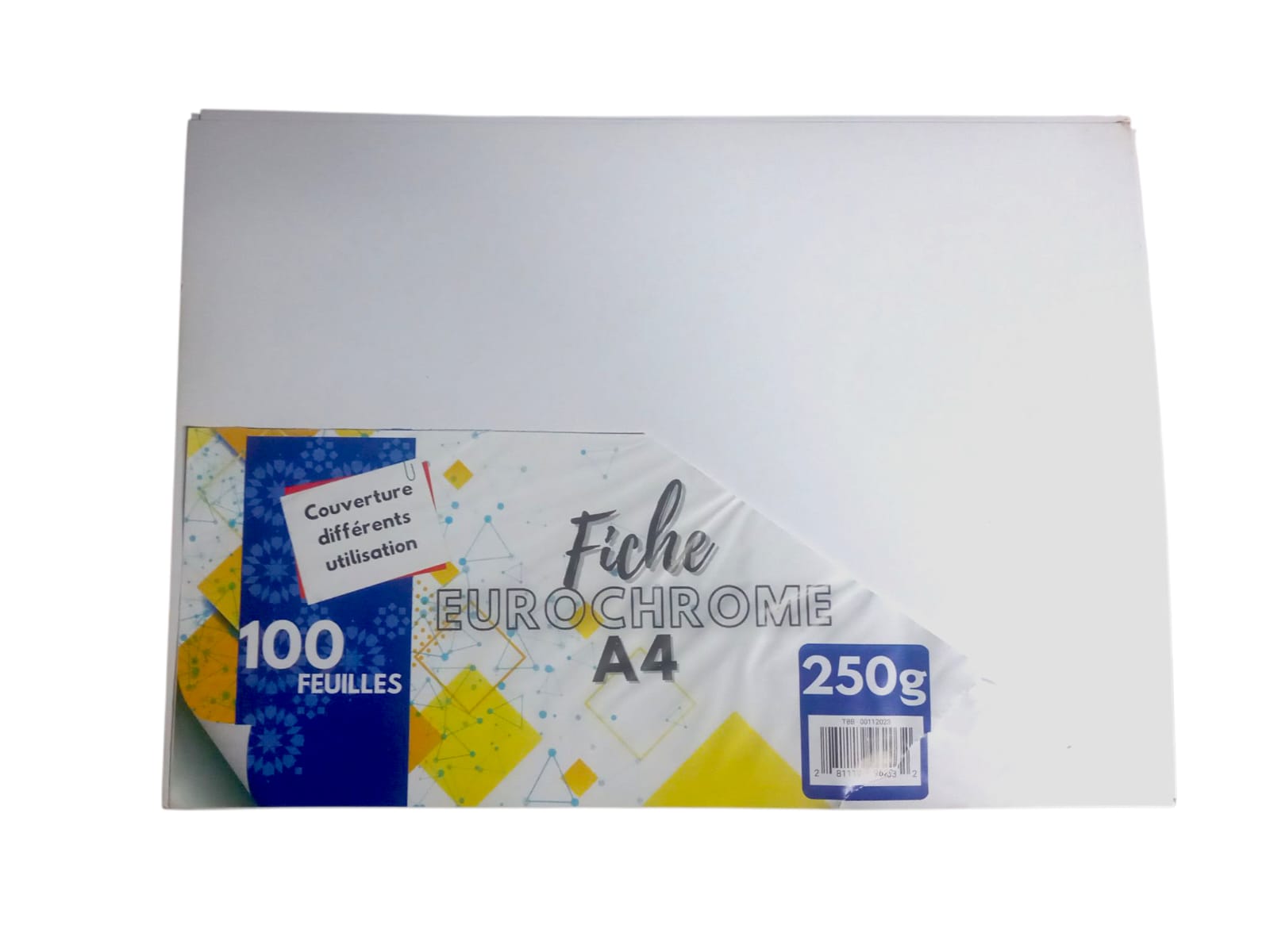 EUROCHROME BLANC A4 250G PAQUET DE 100