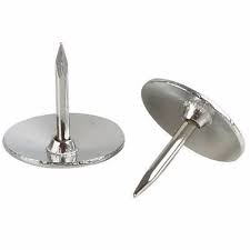 Boite Punaise Chromee Bte De 50pcs 0154-3