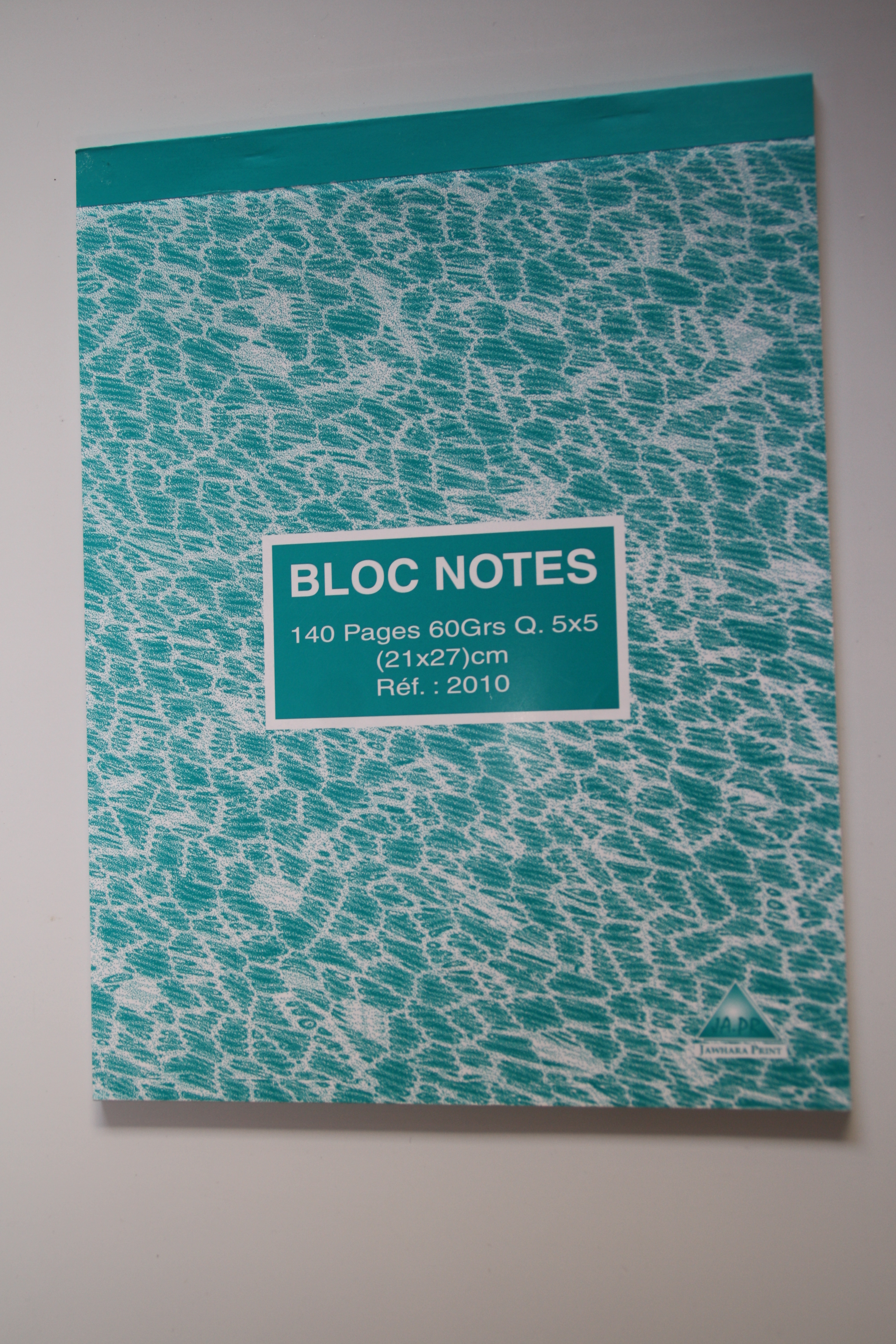 BLOC NOTE 21X27 JAWHARAPRINT