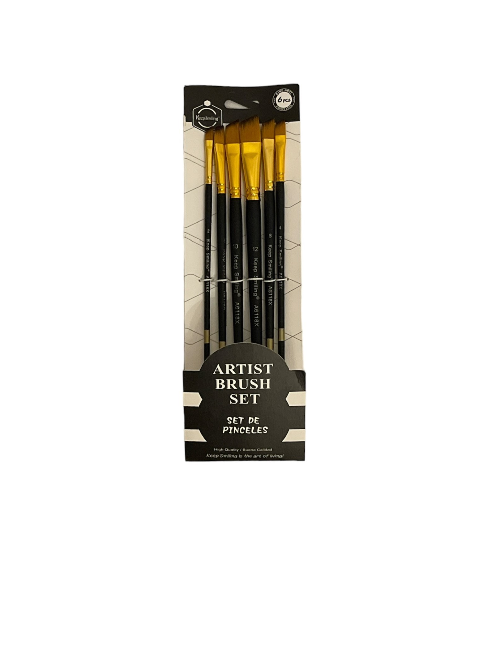 PINCEAU BRUSHES KEEP SMILING 6 PCS