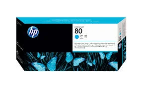 Tete D'impression HP 80 C4821a Cyan