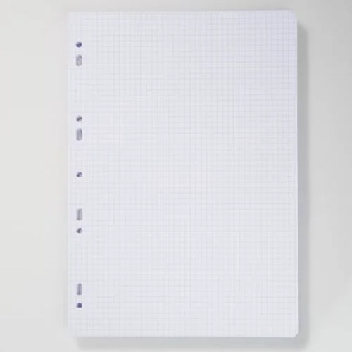 Feuille Simple A4 5x5 Blanche/Pochette