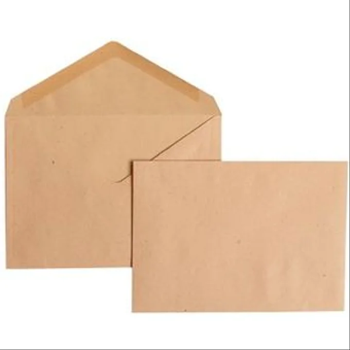 ENVELOPPE FT21 FORMAT 18,3X12,3CM KRAFT