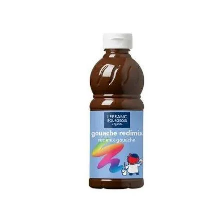 Gouache 500ml Le Franc Et Bourgeois Marron