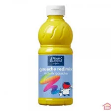 Gouache Acrylique Brillant 500ml Le Franc Et Bourgeois Jaune