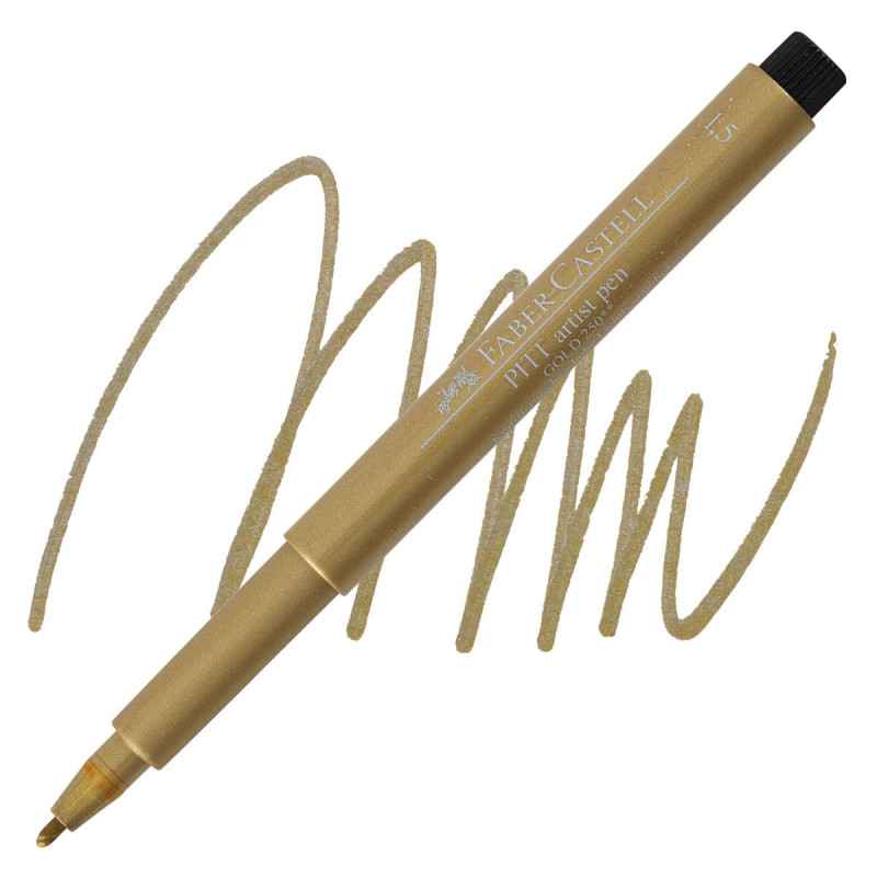 FEUTRE PITT ARTIST PEN REF 673507 FABER CASTELL N° 250 DOREE