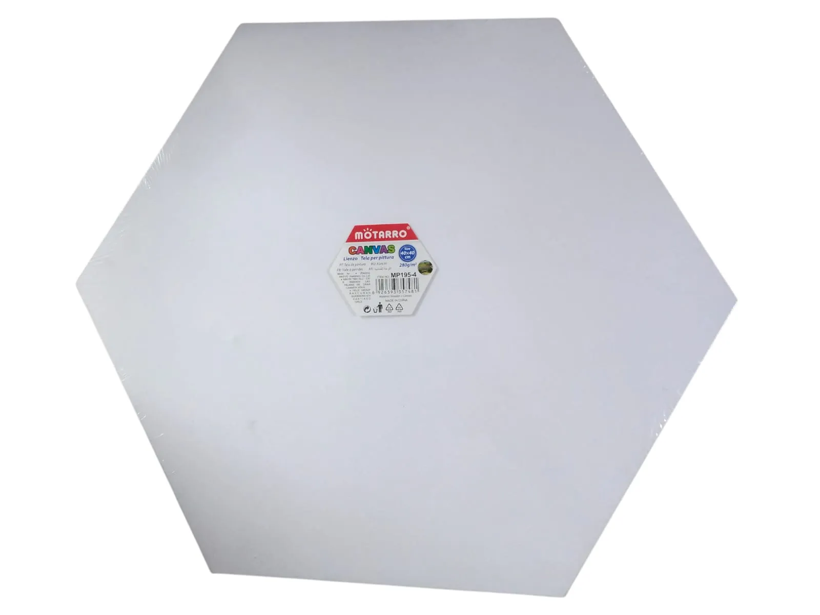 Chassis Toile Hexagonale 40x40cm K.smiling