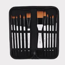 Pinceau Keep Smiling (1-2/0-1/4-4-5-6-7-8-9-10-11-12-3/4-1)12 Pcs A6094
