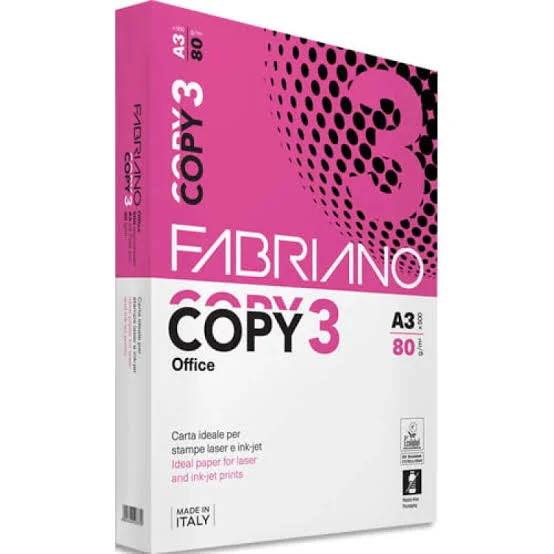 Ramette De Papier Blanc Laser A3 Fabriano 120g 500f