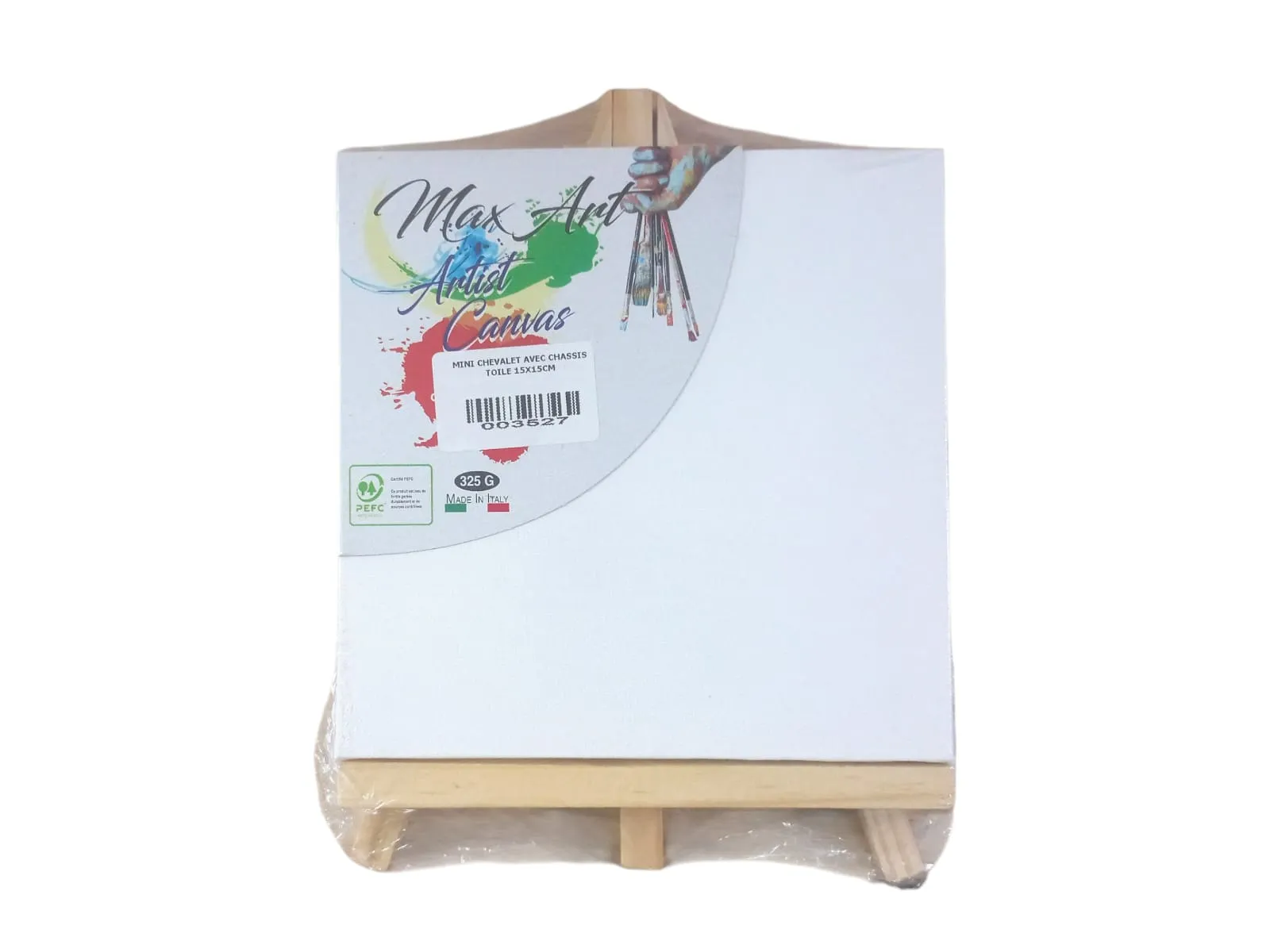Mini Chevalet Avec Chassis Toile 15x15cm K.smiling