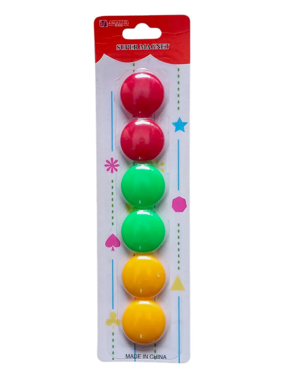 Aimants Magnetiques (6pcs) Sans Motif