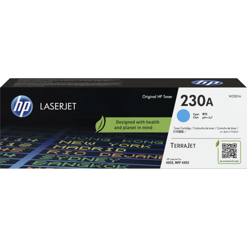 Toner HP 230a Cyan Origine W2301a