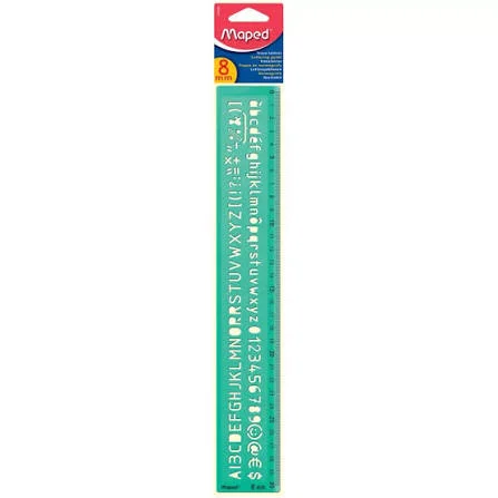 Trace Lettre Maped N°6-8-10+1stylo 258630