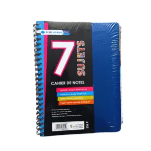 REGISTRE 7 SUJET A4 336P 5X5 70G