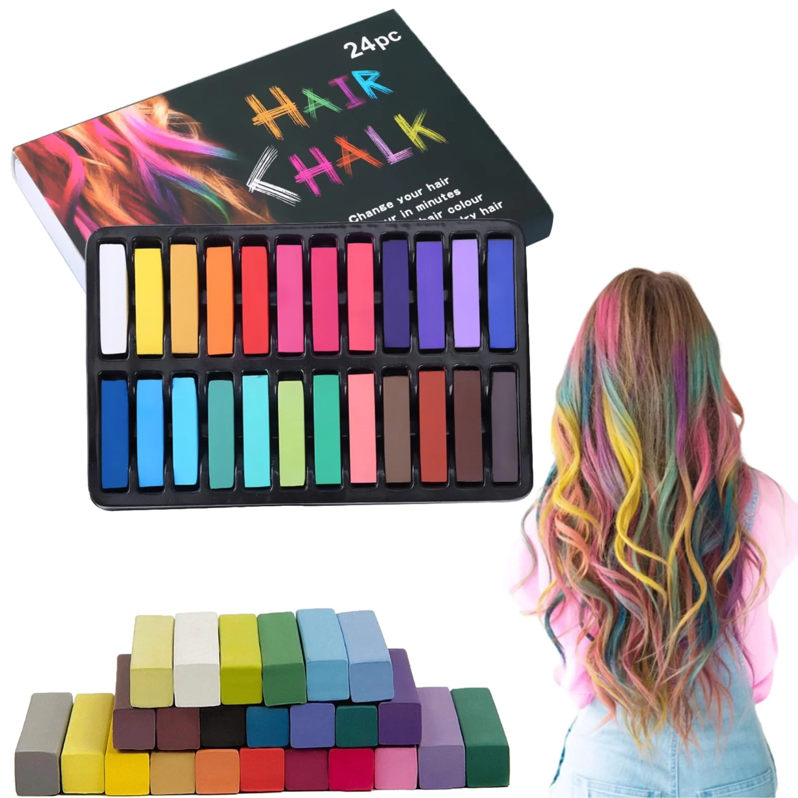 Hair Chalk 24 Couleur Réf. Sfb0024-2