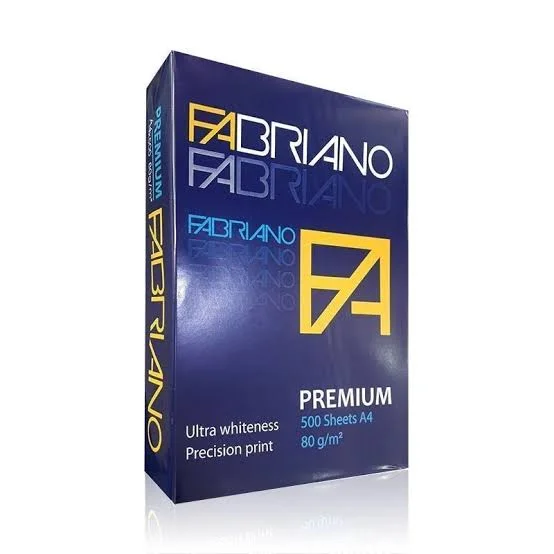 Ramette De Blanc Laser A4 Fabriano 80g (pq De 500)