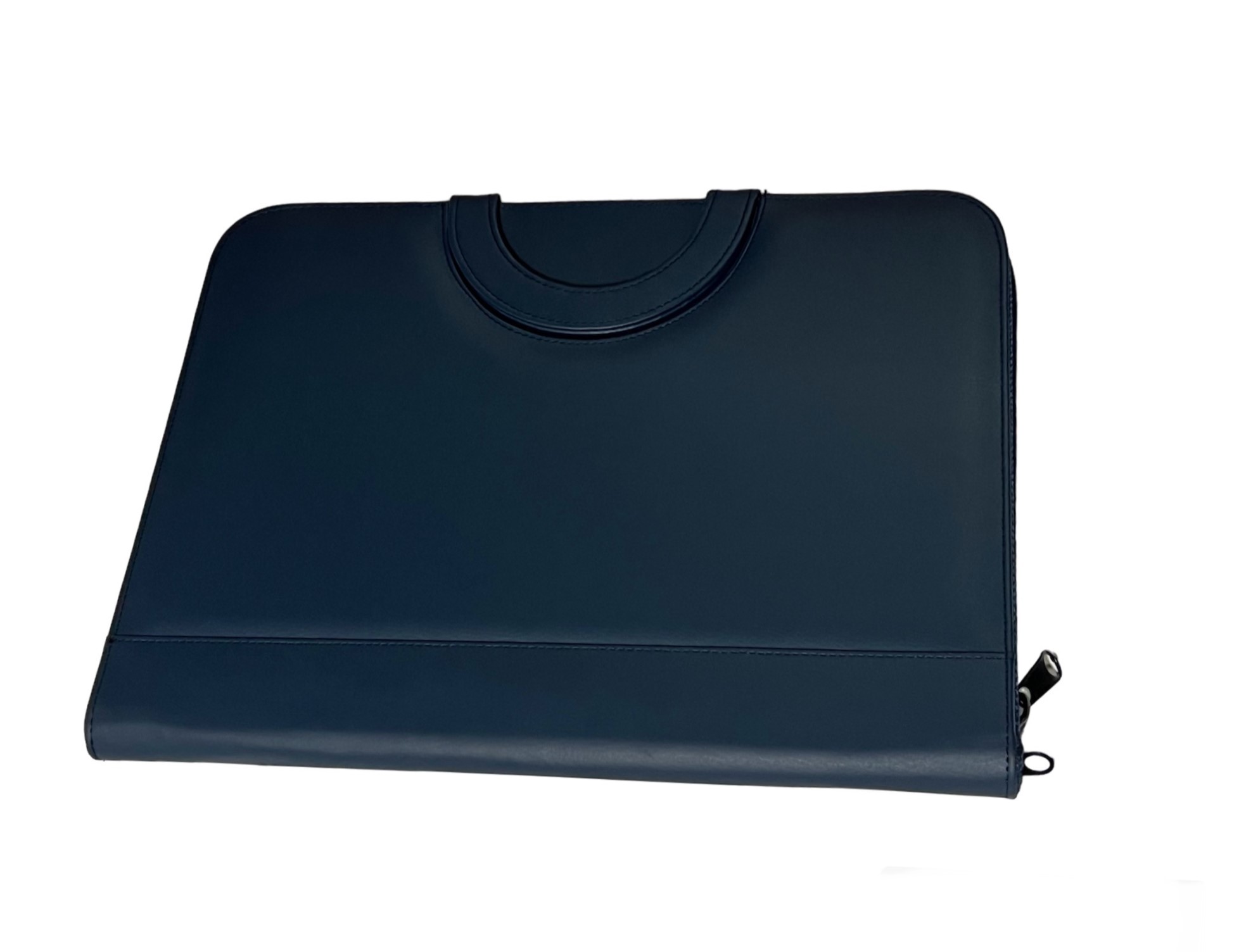 PORTE DOCUMENT A4 EN SMILI CUIR AVEC FERMETURE A GLISSIERE ET POIGNEE DC-4-616 - vue 3