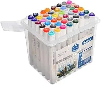 Marqueur K.smiling Double Pointe 48 Pcs