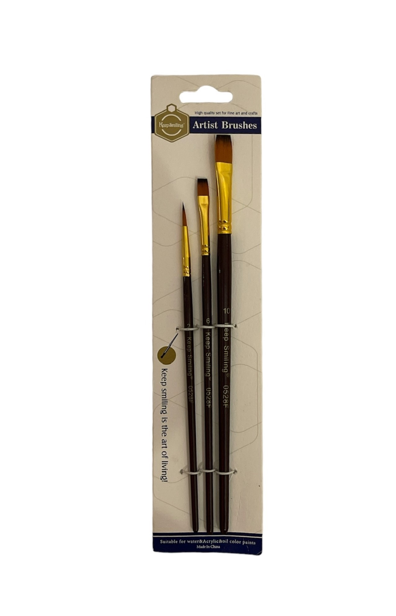 PINCEAU KEEP SMILING (2-6-10) 3 PCS REF 0528F