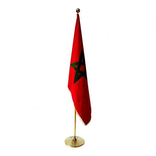 Drapeau Maroc Avec Support 40 Cm